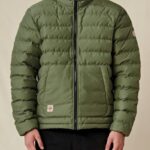 Globe Brand aceituna chaqueta de plumas de primera calidad 68L0T336 ropa
