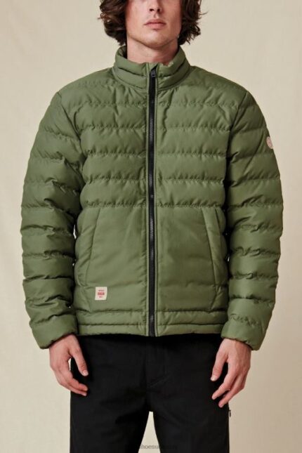 Globe Brand aceituna chaqueta de plumas de primera calidad 68L0T336 ropa