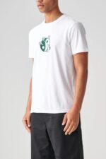 Globe Brand blanco camiseta desequilibrada 68L0T274 ropa - Image 2