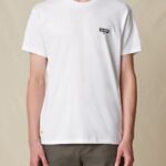 Globe Brand blanco camiseta viva de baja velocidad 68L0T293 ropa