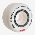 Globe Brand blanco/esencial rueda de calle cónica g2 68L0T249 patinetas
