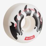 Globe Brand blanco/negro/llamas rueda de calle g1 54mm 68L0T248 patinetas