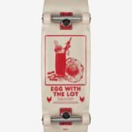 Globe Brand blanquecino/el lote eggy 8.625" completo 68L0T203 patinetas