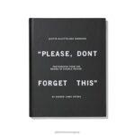 Globe Brand especial "Por favor, no olvides esto" libro de Andrew James Peters 68L0T372 accesorios