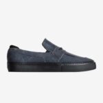 Globe Brand gris angustia/negro enlace 68L0T31 zapatos