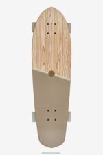 Globe Brand madera de olivo/piedra chaqueta cruzada grande de 32" 68L0T95 patinetas - Image 2