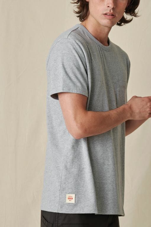 Globe Brand marga gris camiseta de cada maldito día 68L0T289 ropa - Image 3