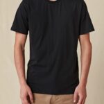 Globe Brand negro abajo debajo de la camiseta 68L0T295 ropa