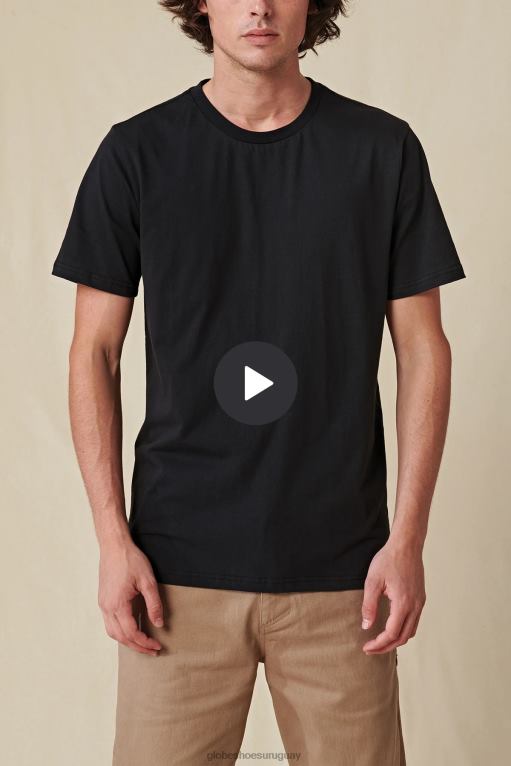 Globe Brand negro abajo debajo de la camiseta 68L0T295 ropa - Image 9