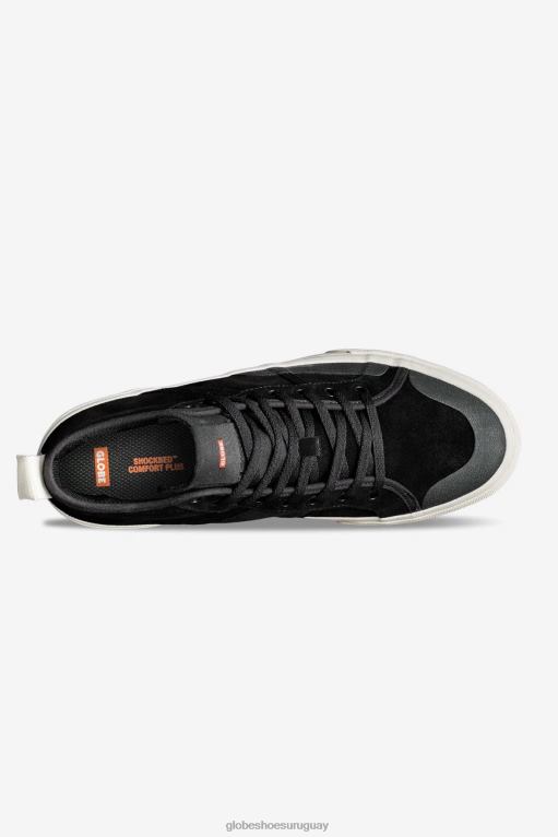 Globe Brand negro/antiguo los enojados ii 68L0T18 zapatos - Image 2