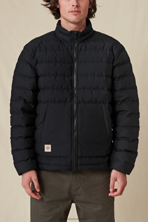 Globe Brand negro chaqueta de plumas de primera calidad 68L0T337 ropa - Image 1