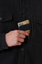 Globe Brand negro chaqueta de vagabundo 68L0T316 ropa - Image 4