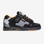 Globe Brand negro/gris/naranja sable 68L0T50 zapatos
