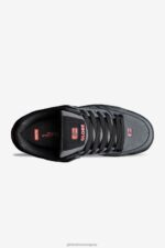 Globe Brand negro/gris/rojo inclinación 68L0T42 zapatos - Image 2