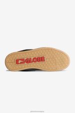 Globe Brand negro/gris/rojo inclinación 68L0T42 zapatos - Image 3