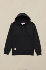 Globe Brand negro sudadera con capucha corpulenta 68L0T323 ropa - Image 7
