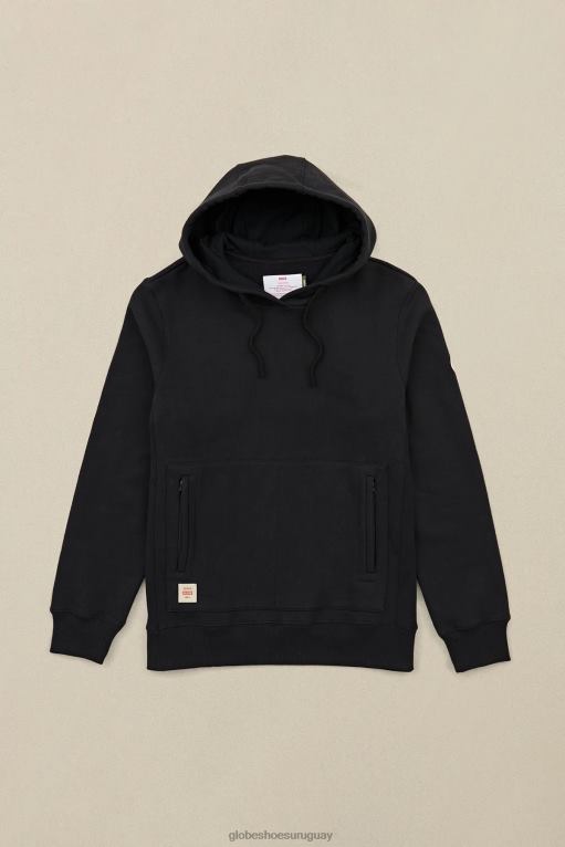 Globe Brand negro sudadera con capucha corpulenta 68L0T323 ropa - Image 7