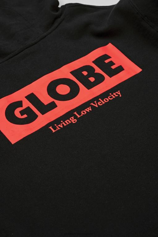 Globe Brand negro sudaderas con capucha de living low speed 68L0T324 ropa - Image 7