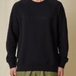 Globe Brand negro tripulación lv 68L0T329 ropa