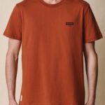 Globe Brand nuez oscura camiseta viva de baja velocidad 68L0T307 ropa