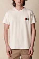 Globe Brand sin lejía, sin colorantes camiseta con bandera 68L0T304 ropa