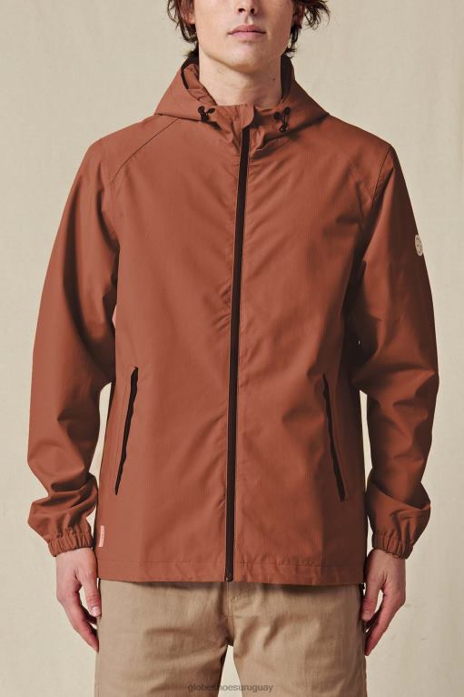 Globe Brand nuez oscura chaqueta de spray rompedor 68L0T335 ropa 68L0T335 Globe Brand Uruguay los recien llegados Globe ropa mujer se centra en el uso de tejidos sostenibles